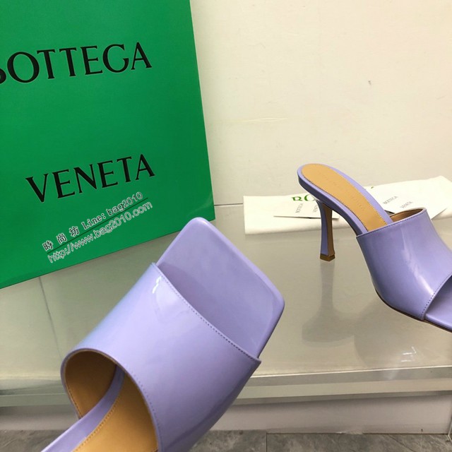 BOTTEGA VENETA高端時尚女鞋 寶緹嘉漆皮版2022-22早春最新高跟涼鞋拖鞋 dx3545